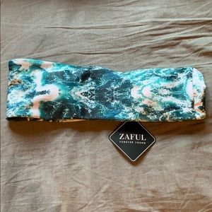 Turquoise bikini top